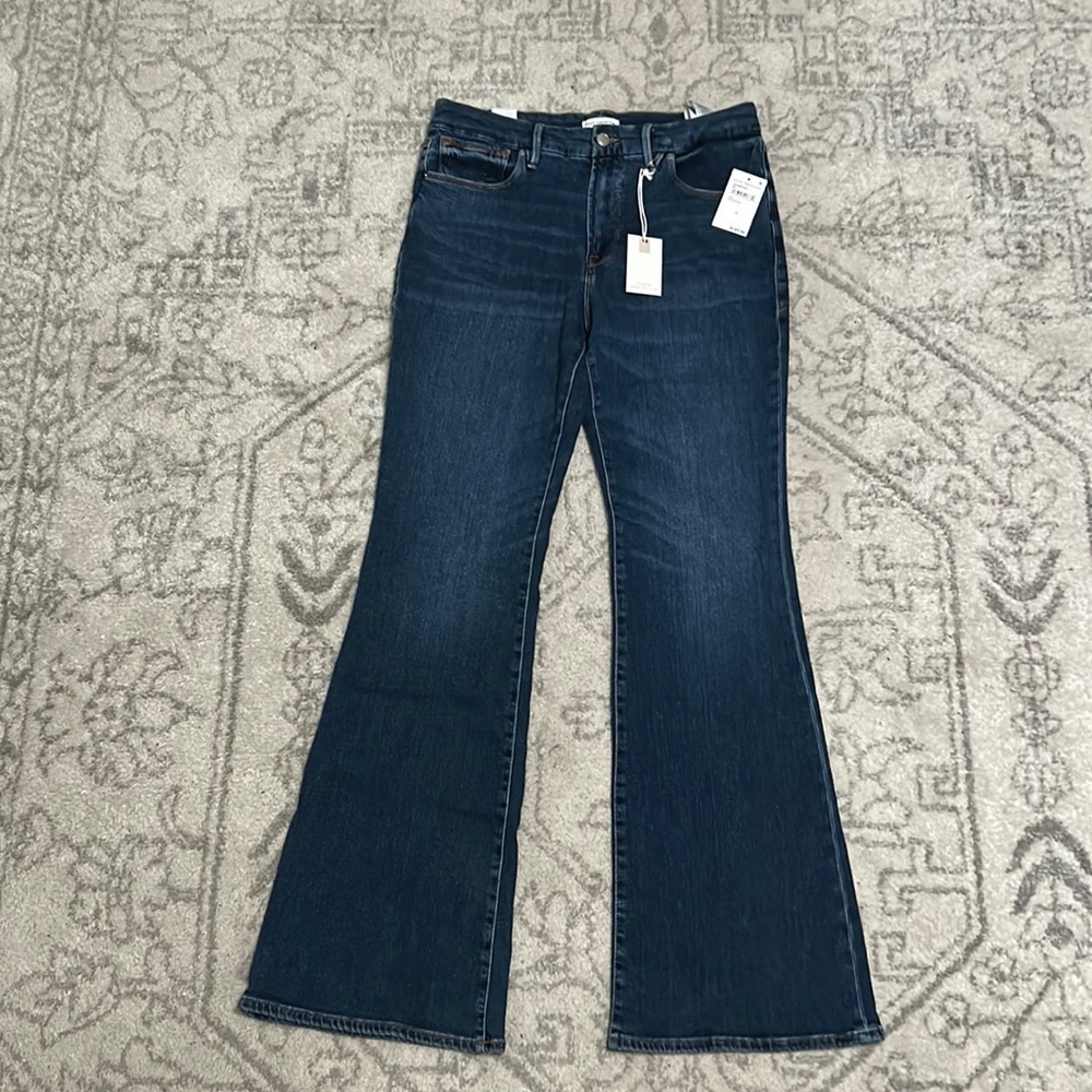 GOOD AMERICAN FLARE CASHMERE JEANS